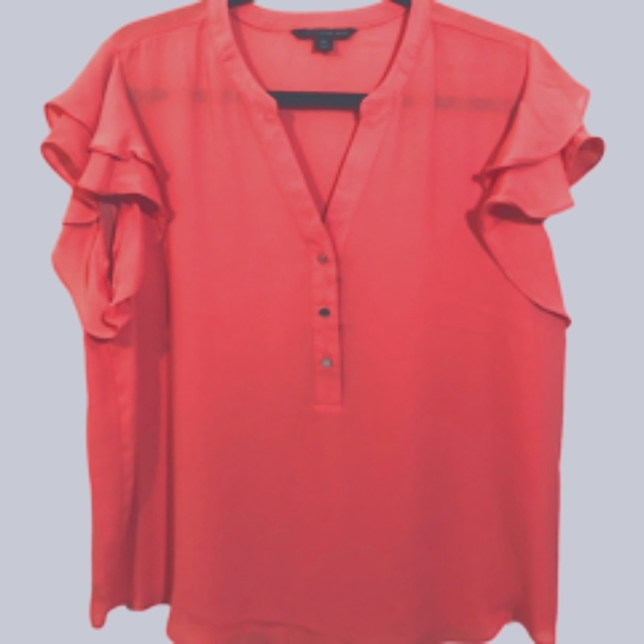 Zac & Rachel Tops - Zac & Rachel Capped Sleeve Blouse Size PXL